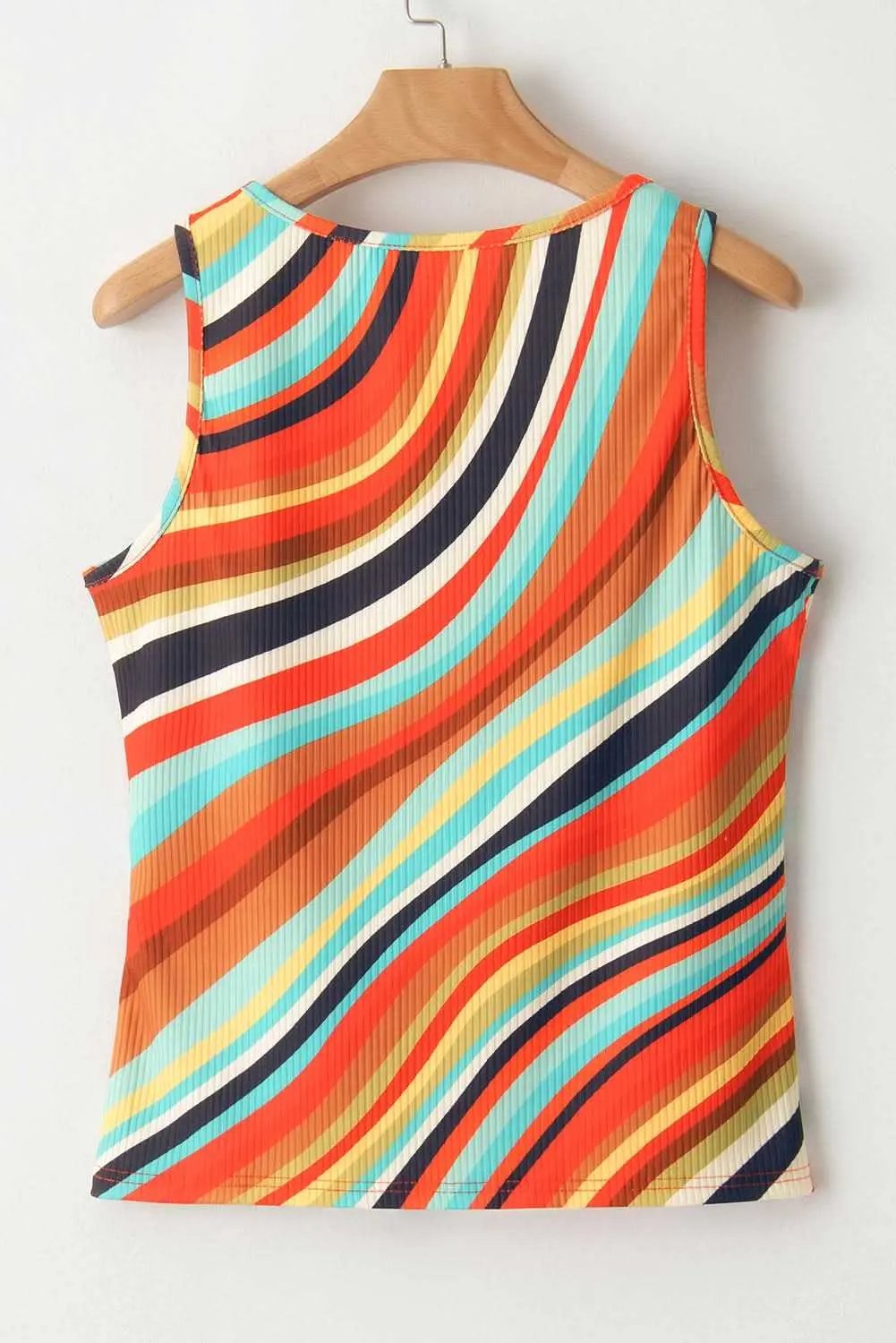 Chic multicolor striped tank top - Love Salve